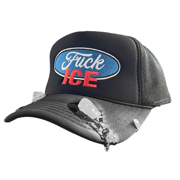 Fuck Ice Trucker Hat (BLACK 1/1)