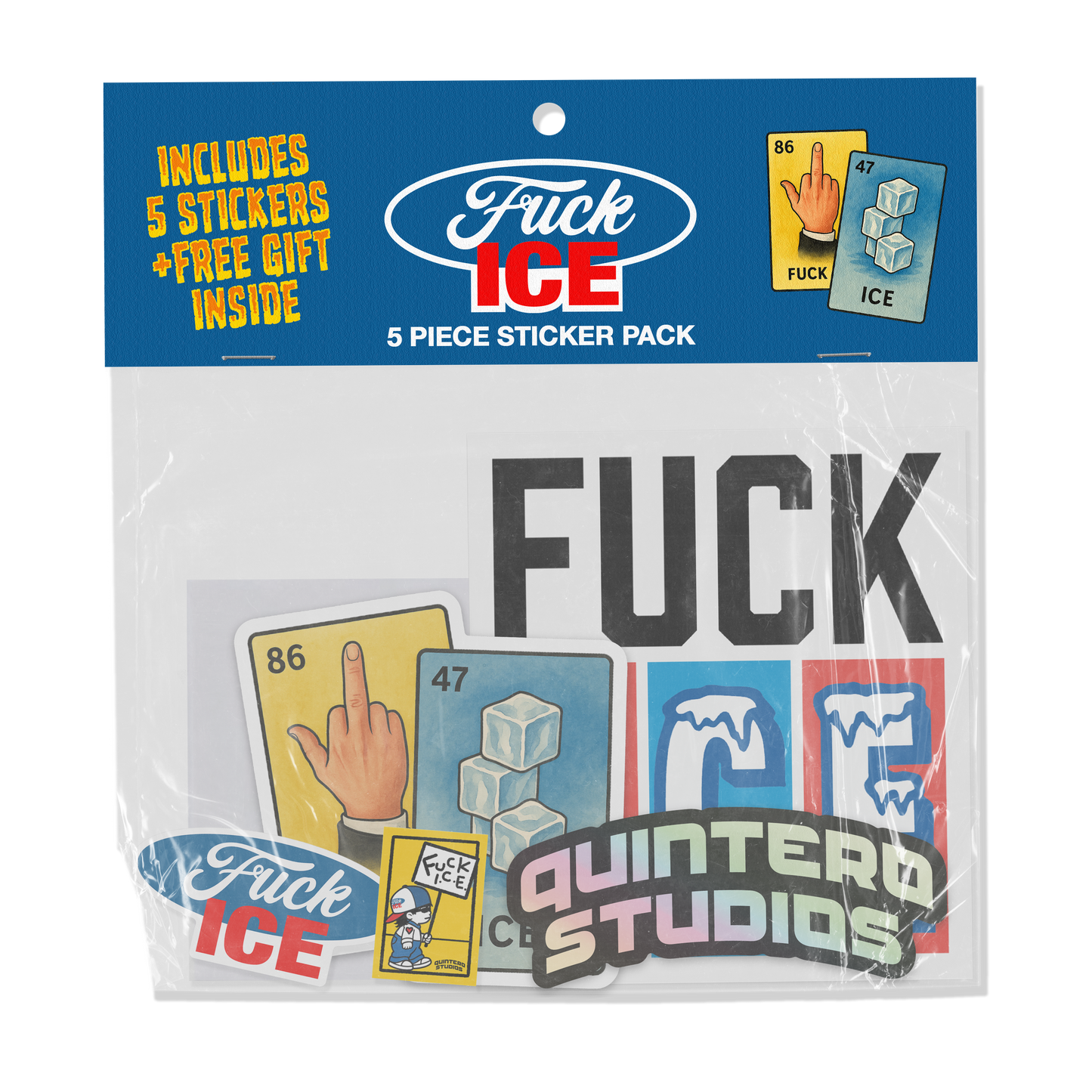 Fuck Ice Sticker Pack