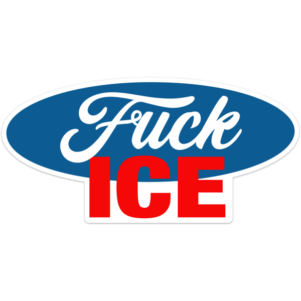 Fuck Ice 12" Sticker