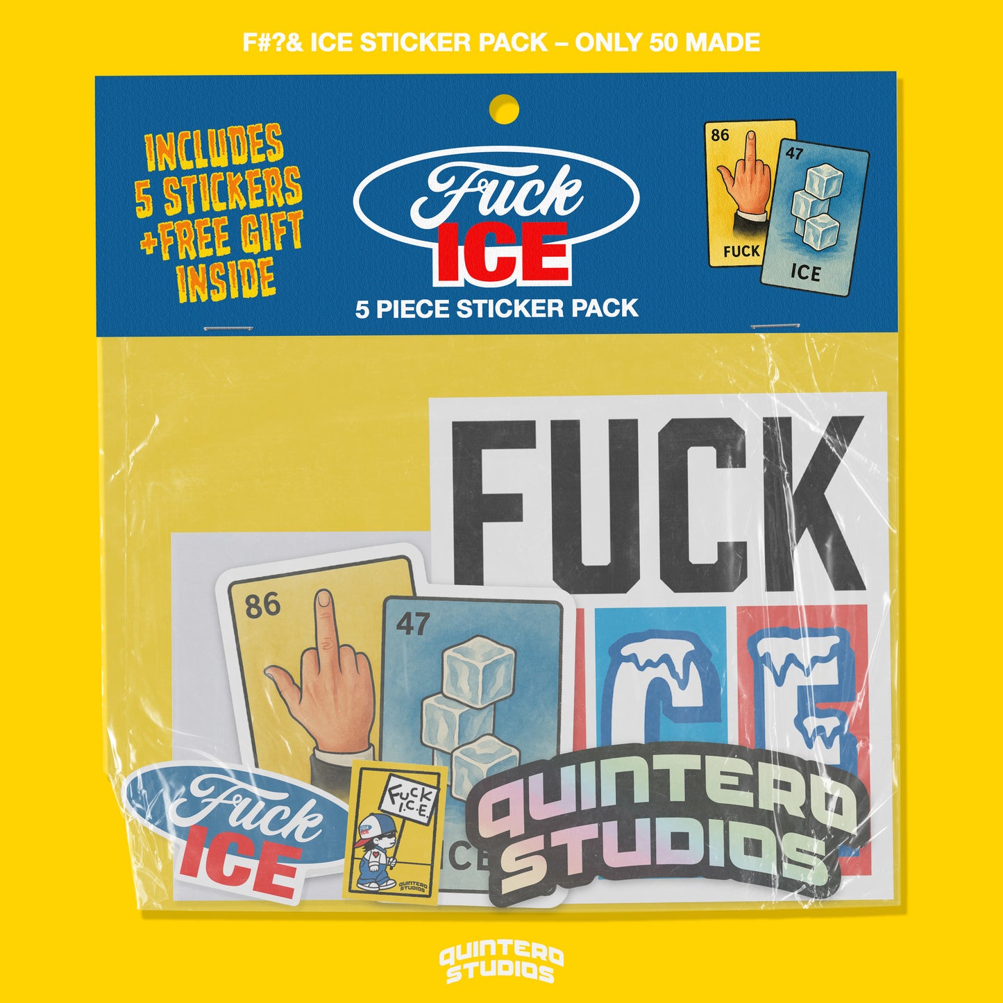 Fuck Ice Sticker Pack