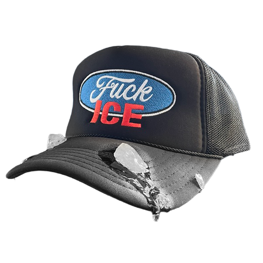 Fuck Ice Trucker Hat (BLACK 1/1)