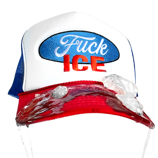 Fuck Ice Trucker Hat (1 of 1 Ice Melt Brim)
