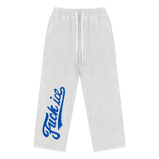 Fuck Ice Baseball Script Sweatpants